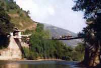 博南古道唯一幸存的古铁链吊桥——云龙桥